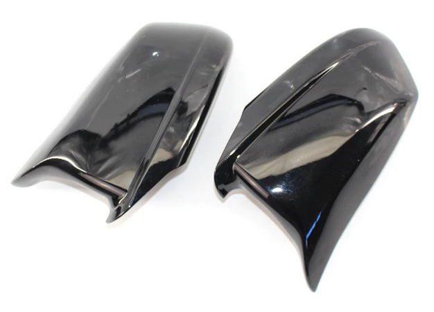 Накладки на зеркала BMW F10 / F11 / F18, черные глянец (10-13 г.в.) - изображение 4