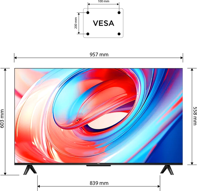Телевізор TCL 43" 43V6B - зображення 7