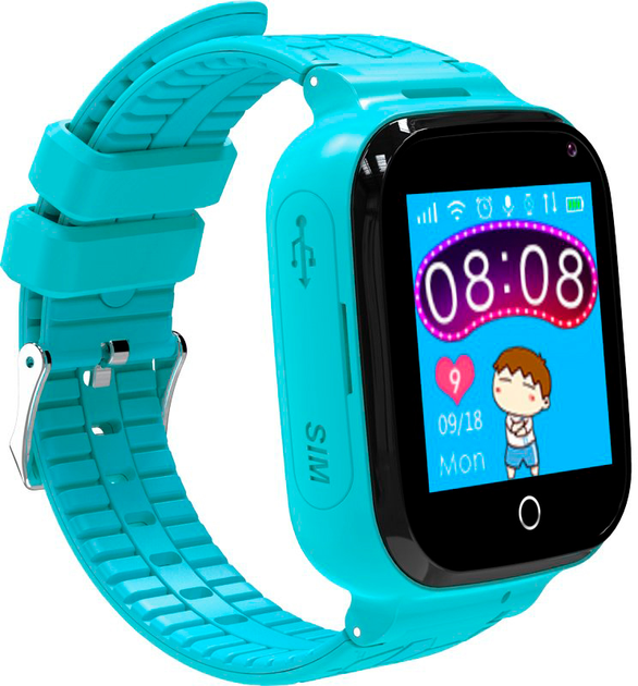 Детские смарт-часы Gelius GP-PK007 (Ocean) с GPS трекером Blue (2099900989568) - изображение 3
