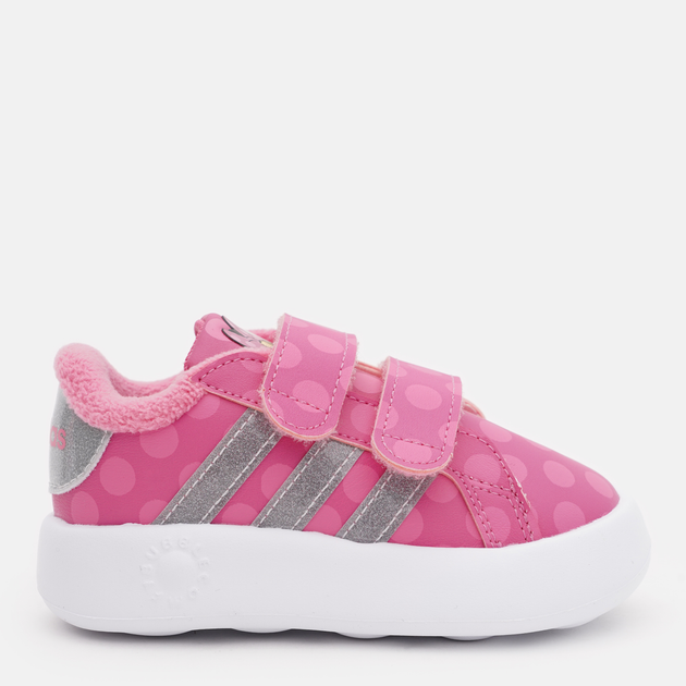 Акція на Дитячі кросівки для дівчинки Adidas Grand Court Minnie Cf I IF4056 26.5 Рожеві від Rozetka