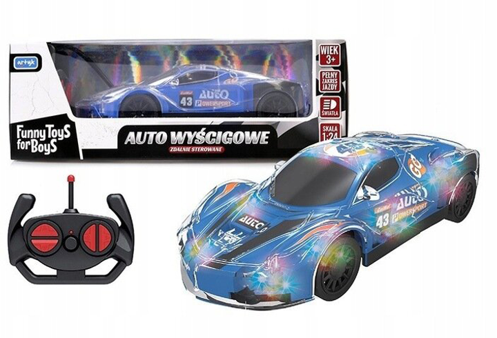 Auto wyścigowe Artyk Toys for Boys na radio (5901811127847) - obraz 1