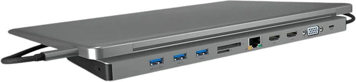 Stacja dokująca Icy Box USB Type-C 100 W (IB-DK2106-C) - obraz 2