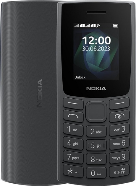 Telefon komórkowy Nokia 105 TA-1567 (2023) DualSim 2G Charcoal (1GF019CPA2L09) - obraz 1