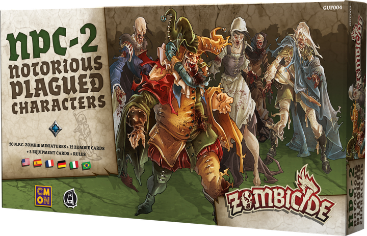 Настільна гра Rebel Zombicide: NPC-2 - Notorious Plagued Characters - Додаток (889696001832) - зображення 1