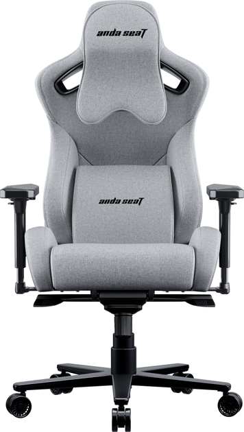 Кресло игровое Anda Seat Kaiser 2 Pro Size XL Gray Linen Fabric (AD12YXL-17-G-F-G01) - изображение 1