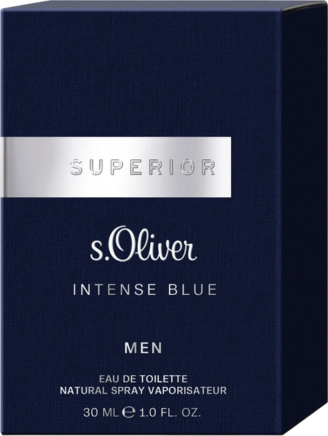 Woda toaletowa męska S.Oliver Superior Blue Intense Men 30 ml (4011700858293) - obraz 2