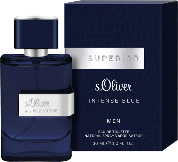 Туалетна вода для чоловіків S.Oliver Superior Blue Intense Men 30 мл (4011700858293) - зображення 3