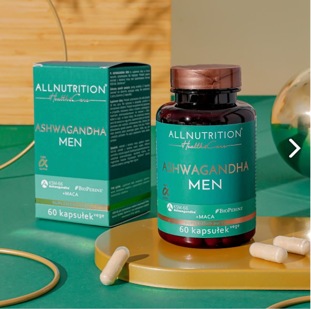 Натуральная добавка ашваганда для мужчин Allnutrition Health & Care ...