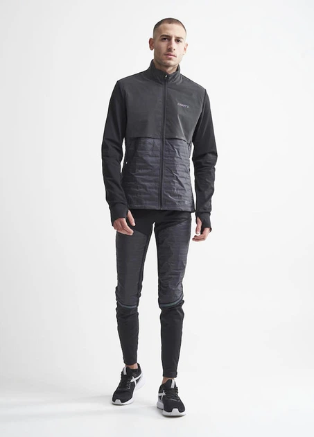 Спортивная куртка для бега мужская зимняя СRAFT Lumen SubZ Jacket 1907706-999000 Black L - изображение 5