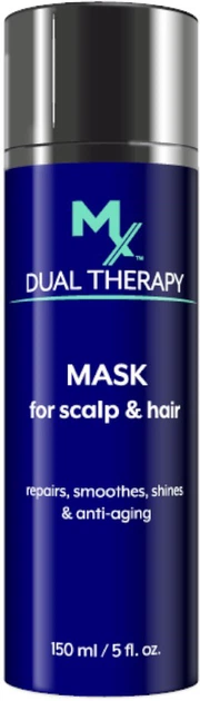 Восстанавливающая и антивозрастная маска для волос и кожи головы Mediceuticals MX Dual Therapy 150 мл (8719326028576) - Фото 1 Восстанавливающая и антивозрастная маска для волос и кожи головы Mediceuticals MX Dual Therapy 150 мл (8719326028576) - изображение 1