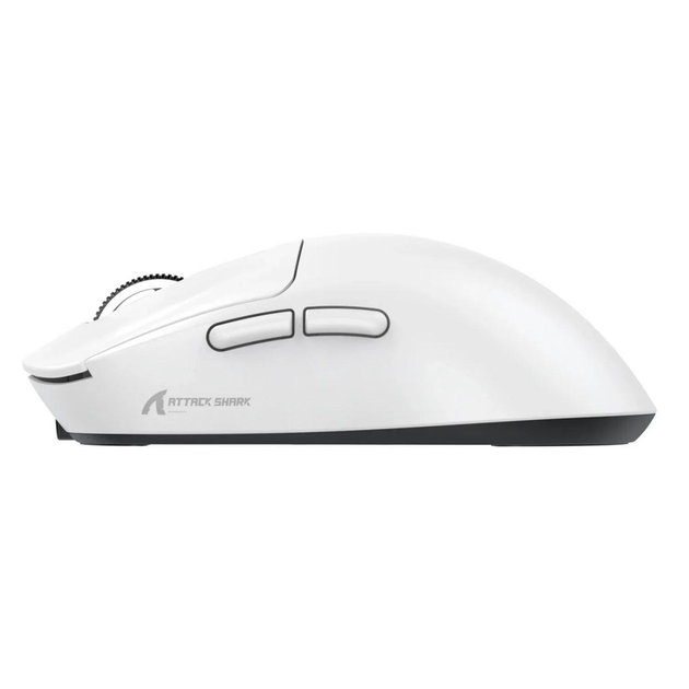 Беспроводная игровая мышь Attack Shark X3 PAW3395 26000dpi + стикеры White - изображение 3