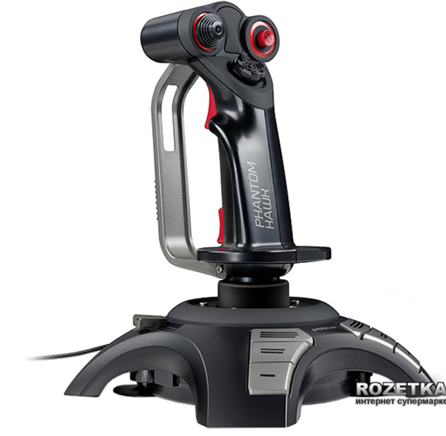 Проводной джойстик SPEEDLINK Phantom Hawk Flightstick PC Black (SL-6638 ...