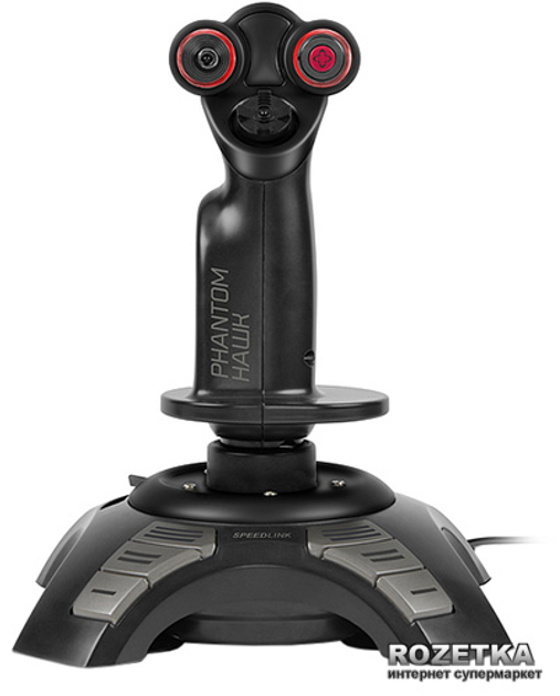 Проводной джойстик SPEEDLINK Phantom Hawk Flightstick PC Black (SL-6638 ...