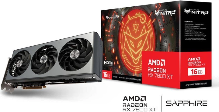 Відеокарта AMD Radeon RX 7800 XT NITRO+ GAMING OC (11330-01-20G