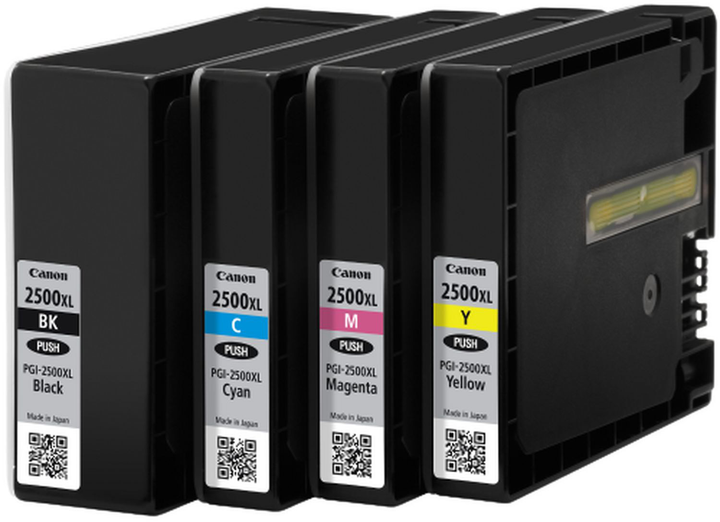 Zestaw tuszy Canon PGI-2500XL BK.C.M.Y (9254B010) - obraz 3