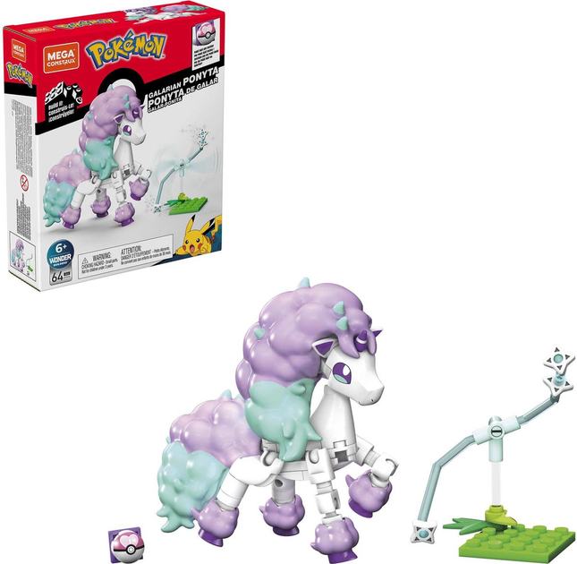 Набір Mega Construx Pokemon Galarian Ponyta (0887961971446) - зображення 1