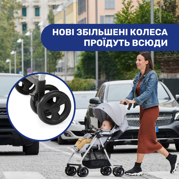 Коляска прогулочная облегченная Chicco Ohlala 3, черная - изображение 7