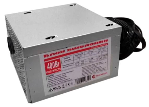 Блок живлення FrimeCom SMD400 12 cm ATX - Фото 1 Блок живлення FrimeCom SMD400 12 cm ATX - изображение 1