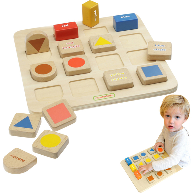 Tablica edukacyjna Masterkidz Sorter kształty i kolory (6955920008848) - obraz 3