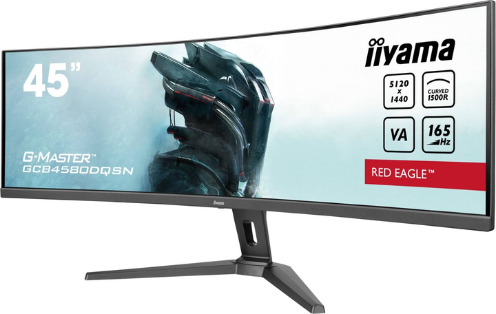 Монитор 45" Iiyama G-MASTER GCB4580DQSN-B1 32:9 Black (GCB4580DQSN-B1) - изображение 4