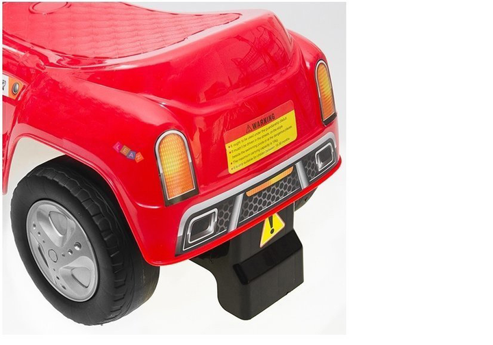 Jeździk dla malucha LEAN Toys 1819 auto sportowe z klaksonem Czerwony (5905884457139) - obraz 3