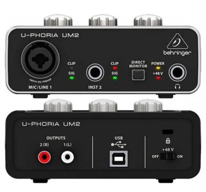 Аудиоинтерфейс Behringer U-Phoria Studio - Фото 3 Аудиоинтерфейс Behringer U-Phoria Studio - изображение 3