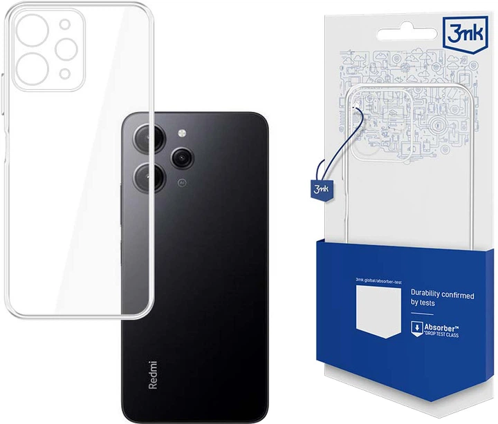 Панель 3MK Clear Case для Xiaomi Redmi 12 Transparent (5903108557320) - зображення 3