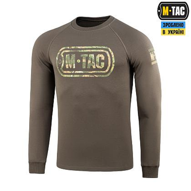 Реглан M-Tac UA Logo Dark Olive Розмір M - зображення 1