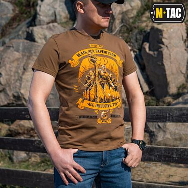 Футболка M-Tac Black Sea Expedition Coyote Brown Розмір XS - зображення 2