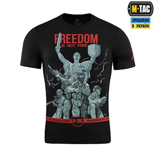 Футболка M-Tac Freedom Black Размер S - изображение 1