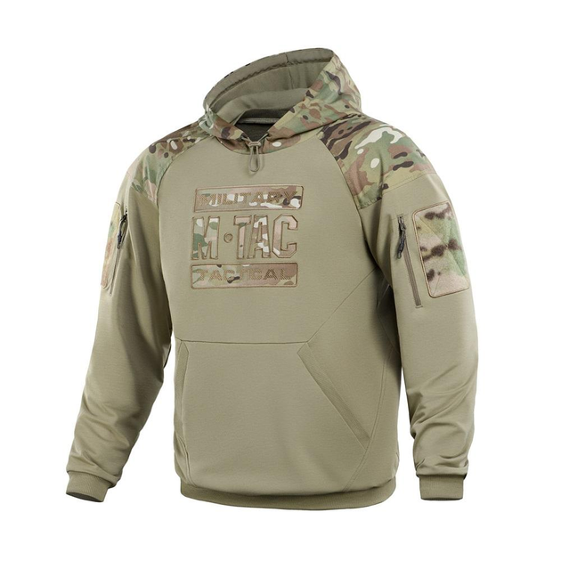 Кофта M-Tac Hoodie Combat Multicam/Tan Размер XL - изображение 1