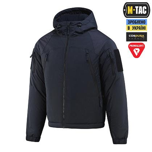 Куртка M-Tac зимняя Alpha Gen.III Pro Primaloft Dark Navy Blue Размер S/L - изображение 2