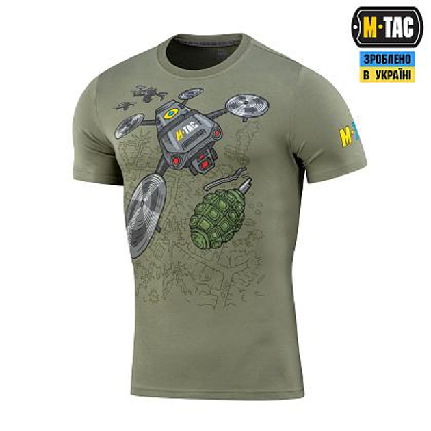 Футболка M-Tac Мавік Light Olive Розмір 2XL - зображення 1