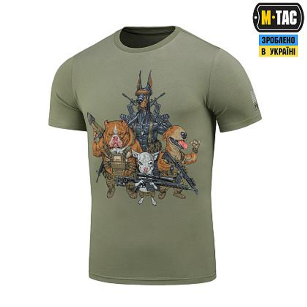 Футболка M-Tac Rex team Light Olive Розмір 2XL - зображення 1