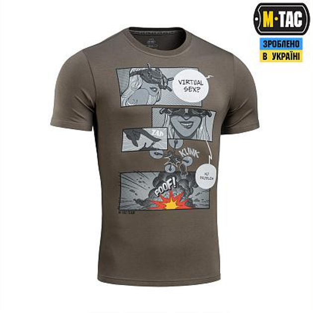 Футболка M-Tac Comics Drone Girl Dark Olive Розмір 3XL - зображення 1