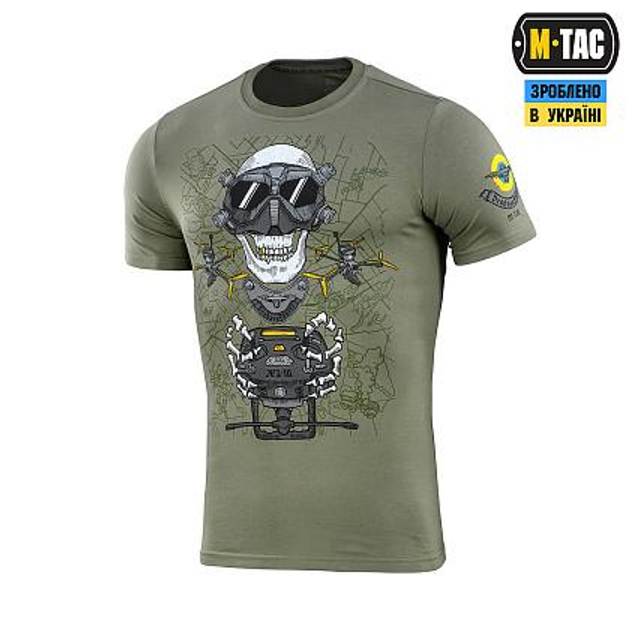 Футболка M-Tac Drohnenführer Light Olive Розмір S - зображення 1