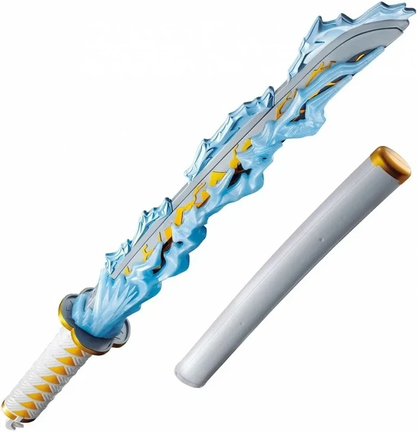 Катана Bandai Клинок, який знищує демонів Зеніцу Азума Demon Slayer Zenitsu Agatsuma 55 см (2FEF11BF27E3) - Фото 2 Катана Bandai Клинок, який знищує демонів Зеніцу Азума Demon Slayer Zenitsu Agatsuma 55 см (2FEF11BF27E3) - зображення 2