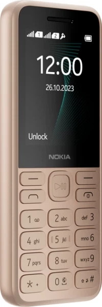 Мобильный телефон Nokia 130 2023 Dual Sim Light Gold - изображение 3