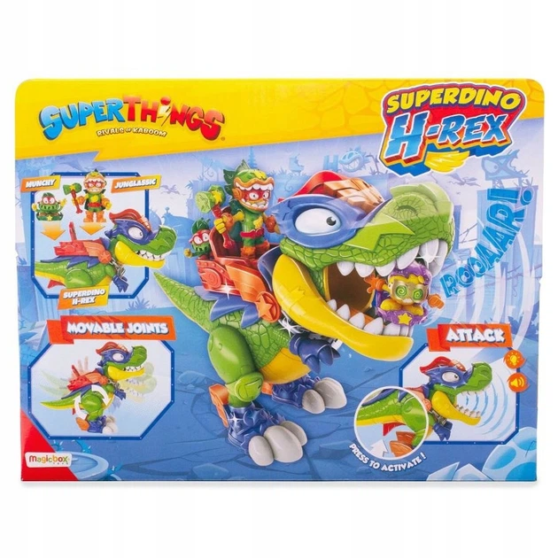 Динозавр Magicbox SUPER THINGS ZINGS SUPERDINO H-REX DINOSAUR