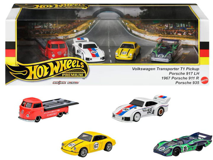 Набір Hot Wheels Premium Wielopak транспортних засобів Real Riders (0194735185351) - зображення 1