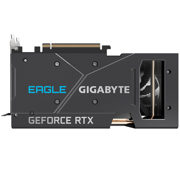 Відеокарта дискретна Gigabyte GV-N3060EAGLE OC-12GD rev.2.0 RTX 3060/15000МГц - зображення 3