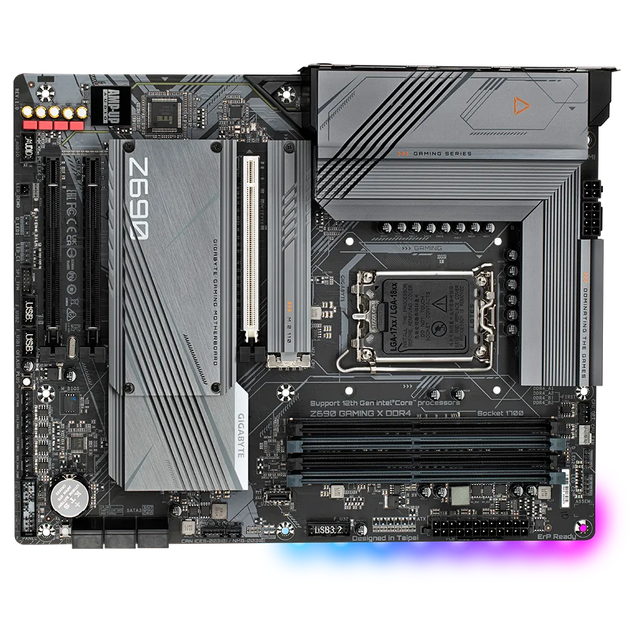 Материнська плата Gigabyte Z690 GAMING X DDR4 Soc1700/ATX/Intel Z690/HDMI/DisplayPort - зображення 2