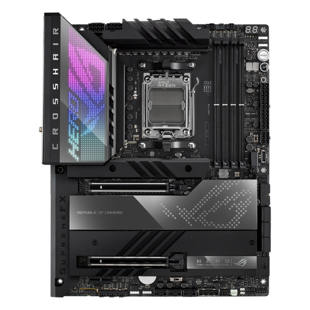 Материнська плата Asus ROG CROSSHAIR X670E HERO Socket AM5/ATX/4хDDR5 DIMM - зображення 2