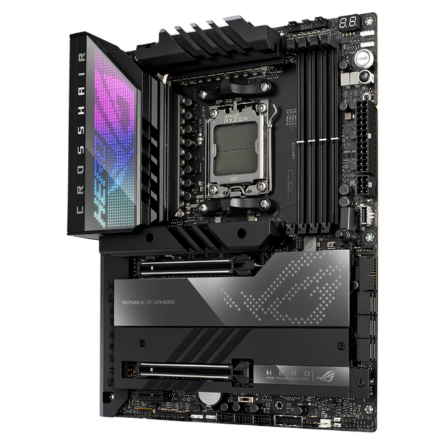Материнська плата Asus ROG CROSSHAIR X670E HERO Socket AM5/ATX/4хDDR5 DIMM - зображення 4
