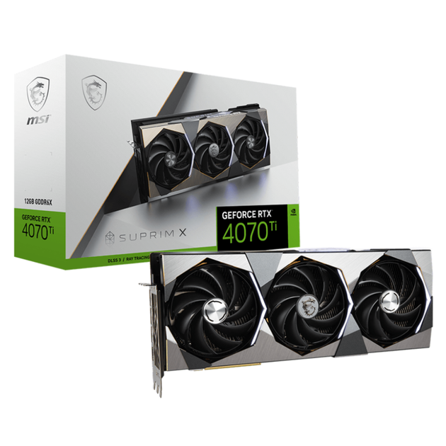Видеокарта дискретная MSI RTX 4070 TI SUPRIM X 12G RTX 4070Ti/12ГБ/GDDR6X/21000МГц - изображение 4