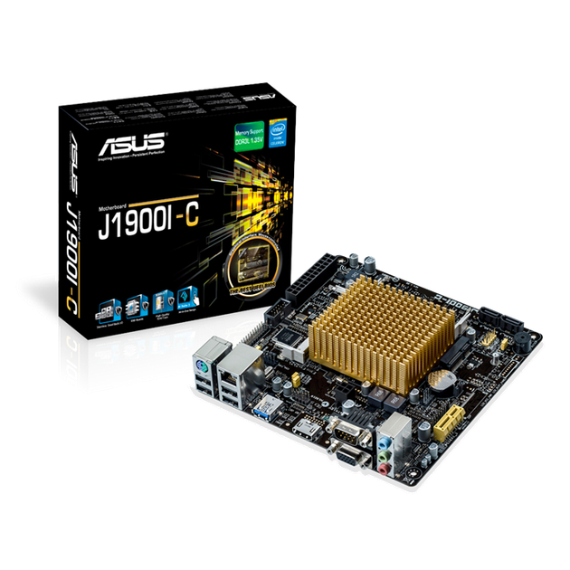 Материнская плата Asus J1900I-C Intel Celeron 2хDDR3L SODIMM/MiniITX/1333МГц - зображення 5