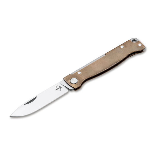 Ніж складаний Boker Plus Atlas Brass замок Slip joint 01BO853 - зображення 1