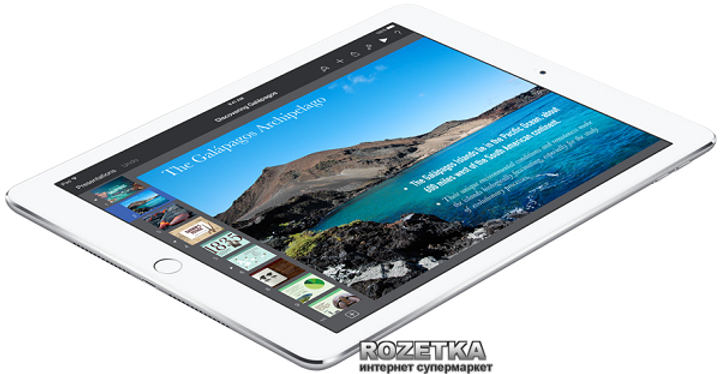 iPadAir2 シルバー ᐈ Apple iPad Air 2 128gb Wi-Fi Silver (MGTY2) купити Львів