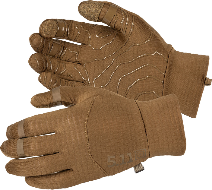 Рукавички тактичні 5.11 Tactical Stratos Stretch Fleece Gloves 59801-134 XL Kangaroo (888579606676) - зображення 1