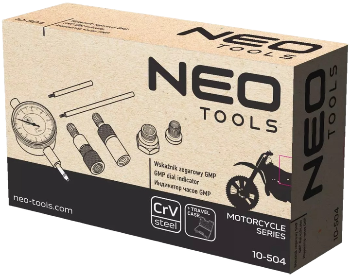 Індикатор годинниковий GMP NEO Tools для регулювання запалювання на мотоциклах 10-504 (5907558466355) - зображення 12